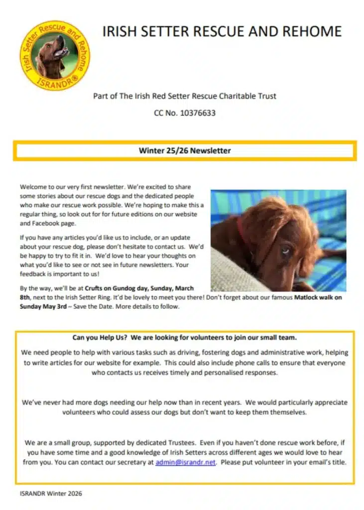 Winter 25/26 Newsletter 1